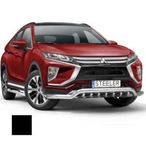 Stötfångarrör nedre, Mitsubishi Eclipse Cross 2017–, Ø70 mm, svart