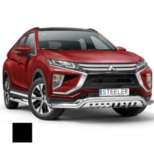 Stötfångarrör nedre, Mitsubishi Eclipse Cross 2017–, Ø70 mm, svart