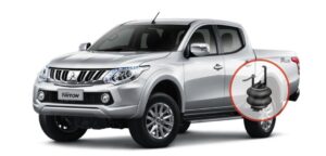 Luftfjädring, bak, Mitsubishi L-200 2016– & Fiat Fullback 2016–