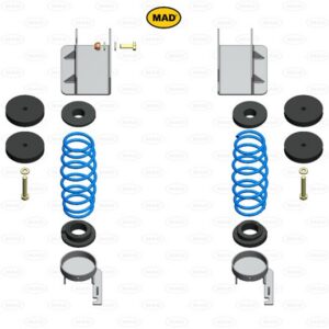 Hjälpfjädrar Ford Ranger / VW Amarok 2023– (bak), utan LED-ljus