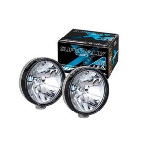 LED-extraljus 2200 lumen runt med 2 lampor & kabelsats, 390 405A