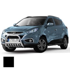 Frontbåge Hyundai ix35 2010–2013–2015 Ø70 mm, svart