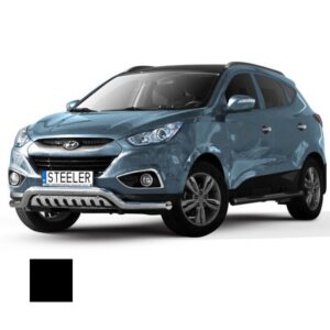 Stötfångarrör nedre, Hyundai ix35 2010–2013–2015, Ø70 mm, svart