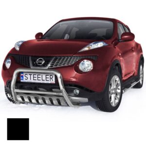 Frontbåge Nissan Juke 2010–2014 Ø60 mm, svart