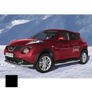Sidorör med steg, Nissan Juke 2010–2014, Ø70 mm, svart