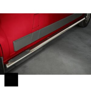 Sidorör med steg, Citroën Jumper 2006–2014–2016, Ø70 mm, svart