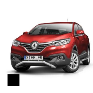 Stötfångarrör nedre, Renault Kadjar 2016–, Ø60 mm, svart