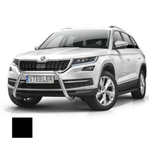Stötfångarrör nedre, Skoda Kodiaq 2016–, Ø60 mm, svart