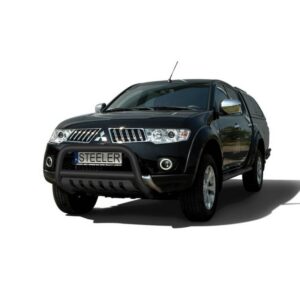 Frontbåge Mitsubishi L200 2009–2015 Ø70 mm, svart