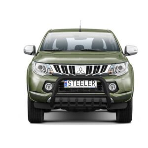 Frontbåge Mitsubishi L200 2015–2019 Ø70 mm, svart