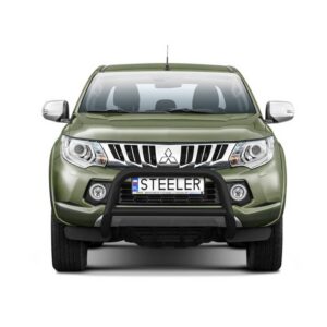 Frontbåge Mitsubishi L200 2015–2019 Ø70 mm, svart