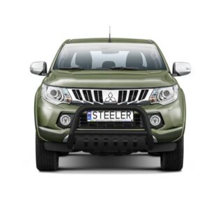 Frontbåge Mitsubishi L200 2015–2019 Ø70 mm, svart