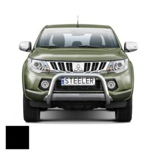 Frontbåge Mitsubishi L200 2015–2019 Ø70 mm, svart
