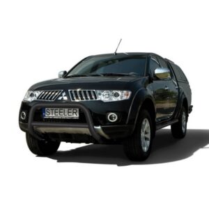 Frontbåge Mitsubishi L200 2006–2009 Ø70 mm, svart