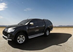 Sidosteg, Mitsubishi L200 2009–2015, Ø70 mm