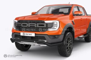 Spoilerrör Ø60 mm Ford Ranger Raptor 2023– (svart)
