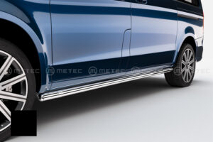 Mercedes-Benz Vito 2014– sidorör BRACE-IT, 60 mm | hjulbas L1/L2, svart