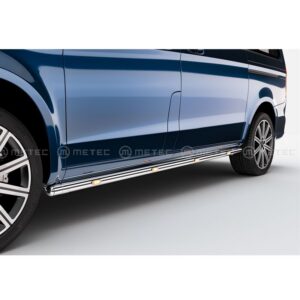 Benz Vito 2019– Sidorör BRACE-IT Ø60 mm, LED | hjulbas L1/L2
