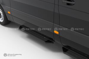 Fotsteg ”PROBLACK”, sidodörr MB Sprinter