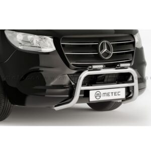Frontbåge Mercedes Sprinter 2018– 60 mm, rostfri (OBS: ej godkänd för 4×4-utförande)