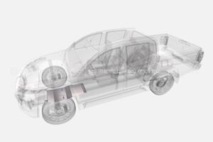 Hasplåt växellåda Fiat Fullback 2016– (aluminium)
