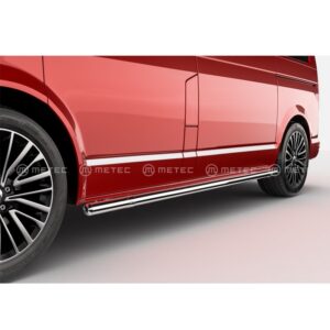 Sidorör, Volkswagen Transporter T5/T6/T6.1, 2003–, 3400 mm, rostfritt
