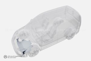 Hasplåt, motor, AL VW Caddy Cargo 2021–