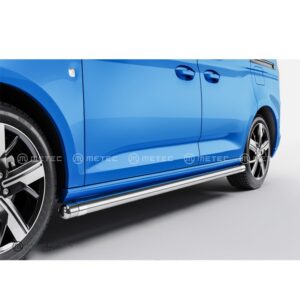 Sidorör, VW Caddy 2020– rostfritt stål, 60 mm hjulbas L1