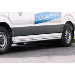 Sidorör, MAN TGE/VW Crafter 2017–2019 rostfritt stål, 60 mm hjulbas L2