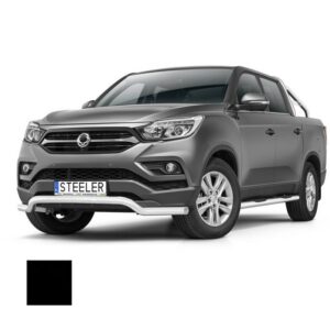Stötfångarrör nedre, SsangYong Musso 2018–, Ø70 mm, svart