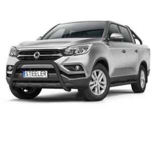 Frontbåge, Ssangyong Musso 2018–, Ø70 mm, svart