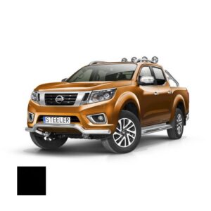 Stötfångarrör nedre, Nissan Navara NP300 2015–, Ø70 mm, svart