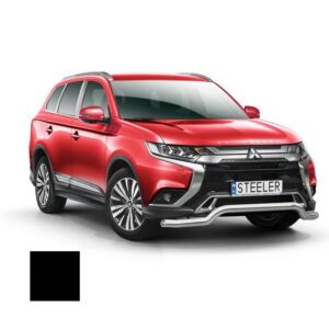 Stötfångarrör nedre, Mitsubishi Outlander 2018–, Ø70 mm, svart