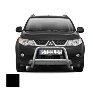 Frontbåge Mitsubishi Outlander 2007–2010 Ø60 mm, svart