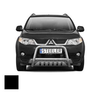 Frontbåge Mitsubishi Outlander 2007–2010 Ø60 mm, svart