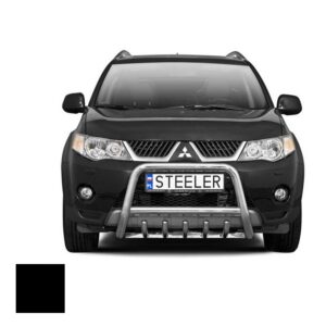 Frontbåge Mitsubishi Outlander 2007–2010 Ø60 mm, svart