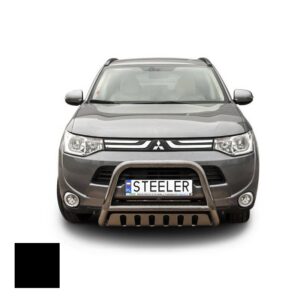 Frontbåge Mitsubishi Outlander 2012–2015 Ø70 mm, svart