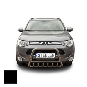 Frontbåge Mitsubishi Outlander 2012–2015 Ø70 mm, svart