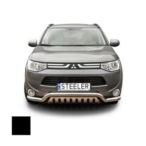 Stötfångarrör nedre, Mitsubishi Outlander 2012–2015, Ø70 mm, svart