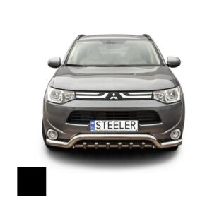 Stötfångarrör nedre, Mitsubishi Outlander 2012–2015, Ø70 mm, svart
