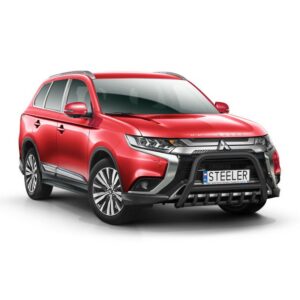Frontbåge Mitsubishi Outlander 2018– Ø70 mm, svart