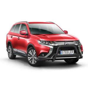 Frontbåge Mitsubishi Outlander 2018– Ø70 mm, svart