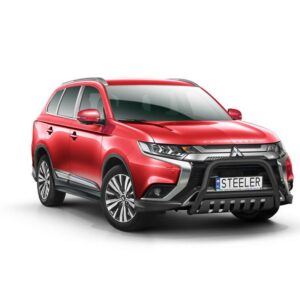Frontbåge Mitsubishi Outlander 2018– Ø70 mm, svart
