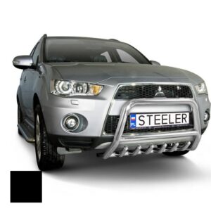 Frontbåge Mitsubishi Outlander 2010–2012 Ø60 mm, svart