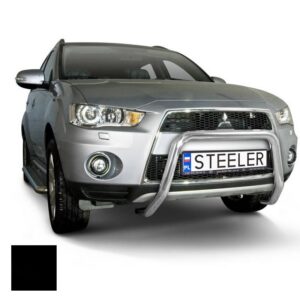 Frontbåge Mitsubishi Outlander 2010–2012 Ø60 mm, svart
