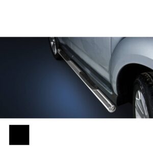 Sidorör med steg, Mitsubishi Outlander 2010–2012, Ø70 mm, svart