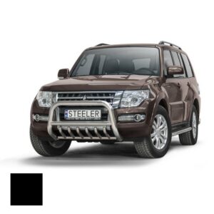Frontbåge Mitsubishi Pajero 2007–2014– Ø70 mm, svart