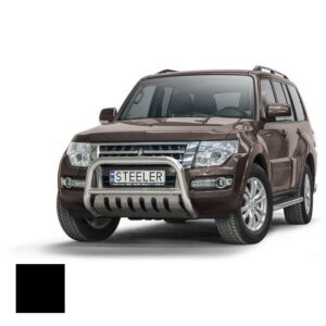Frontbåge Mitsubishi Pajero 2007–2014– Ø70 mm, svart