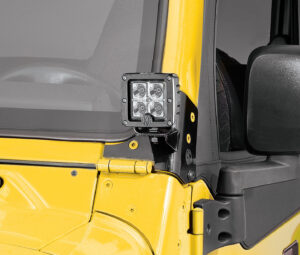 KC ljusfästen för A-stolpe Jeep TJ