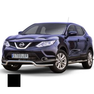 Stötfångarrör nedre, Nissan Qashqai 2013–2017, Ø60 mm, svart